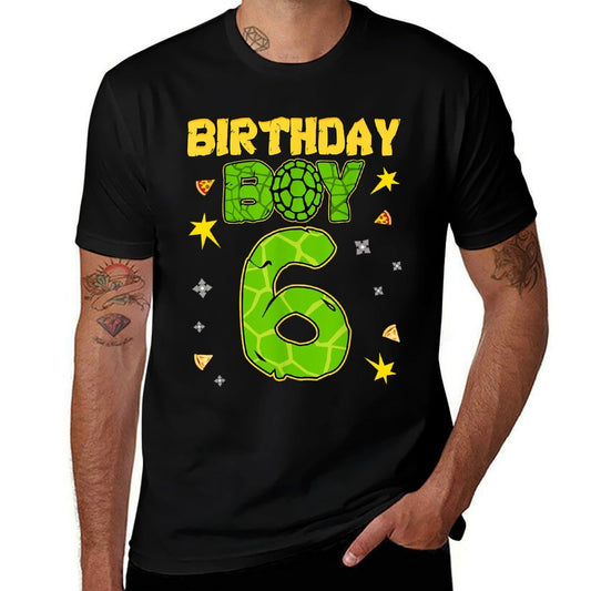Birthday Boy 6th Matching Turtle Party Funny Birthday  Classic T-Shirt