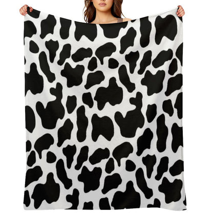 Country Cowboy Western Horseshoe Sherriff Star Checkerboard Cowboy Boots Cactus Pattern Print Plush Throw Blanket