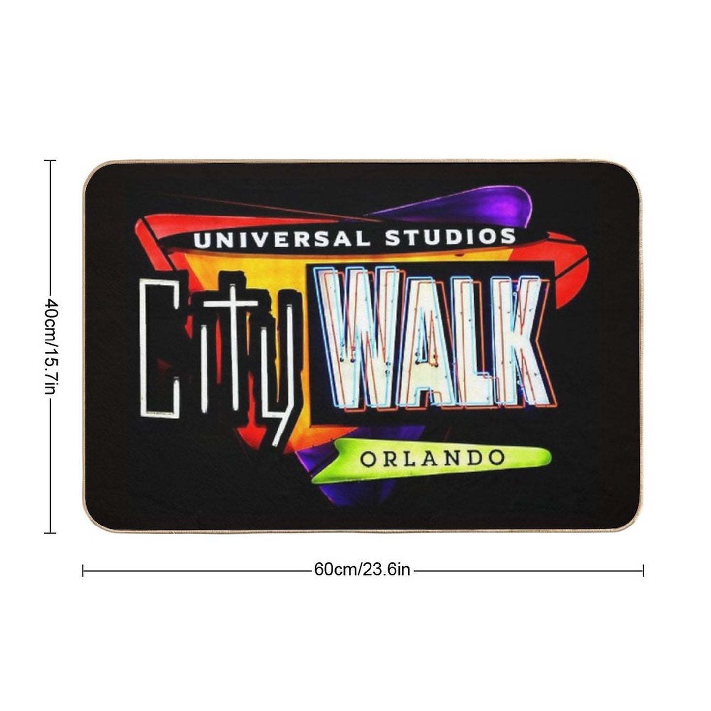 Universal CityWALK Orlando  Fade-Resistant Bath Mat