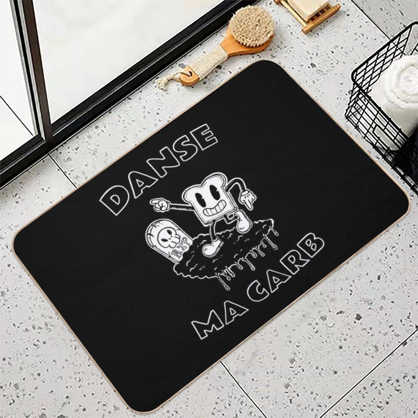 Danse Macarbe  Easy Maintenance Bath Mat