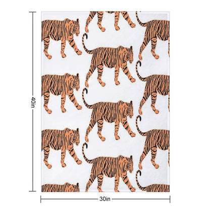 Tiger Travel-friendly Throw Blanket