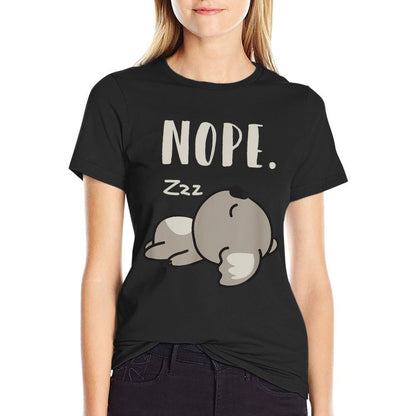 Funny Koala Bear Nope.  Durable T-Shirt