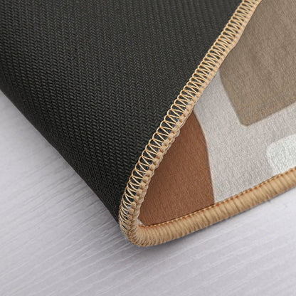 Abstract Modern Fall Pattern  Toxin-Free Bath Mat