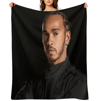 Lewis Hamilton All-season Throw Blanket