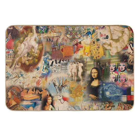 History of Art Durable Bath Mat