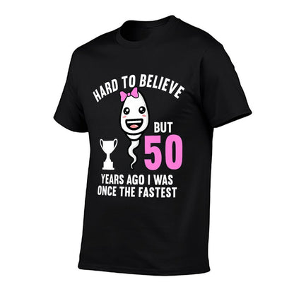 50 Years Ago I Was Once The Fastest 50th Birthday Premium  Eco-friendly Material T-Shirt