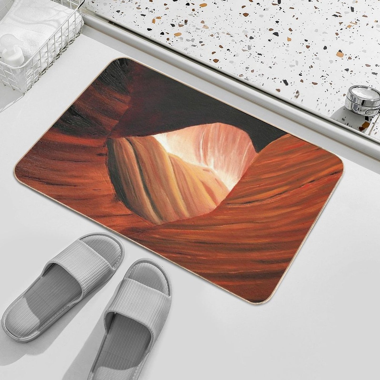Painting of Desert Light  Versatile Bath Mat