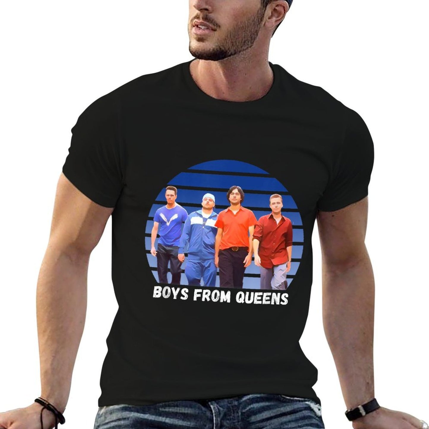 Entourage, Classic Funny Television, Boys From Queens  High-quality Stitching T-Shirt