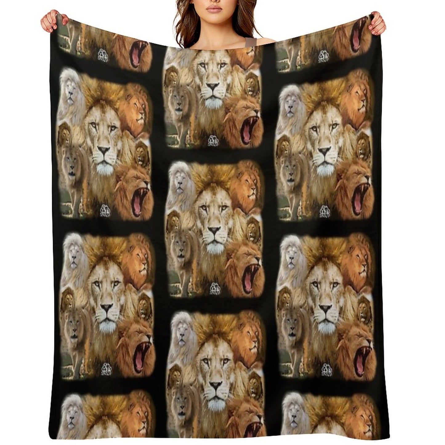 The Humble Lions - Lions Velvety-soft Throw Blanket