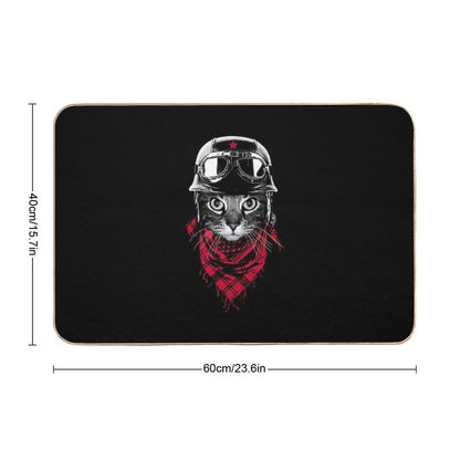 Adventurer Cat  Repositionable Bath Mat