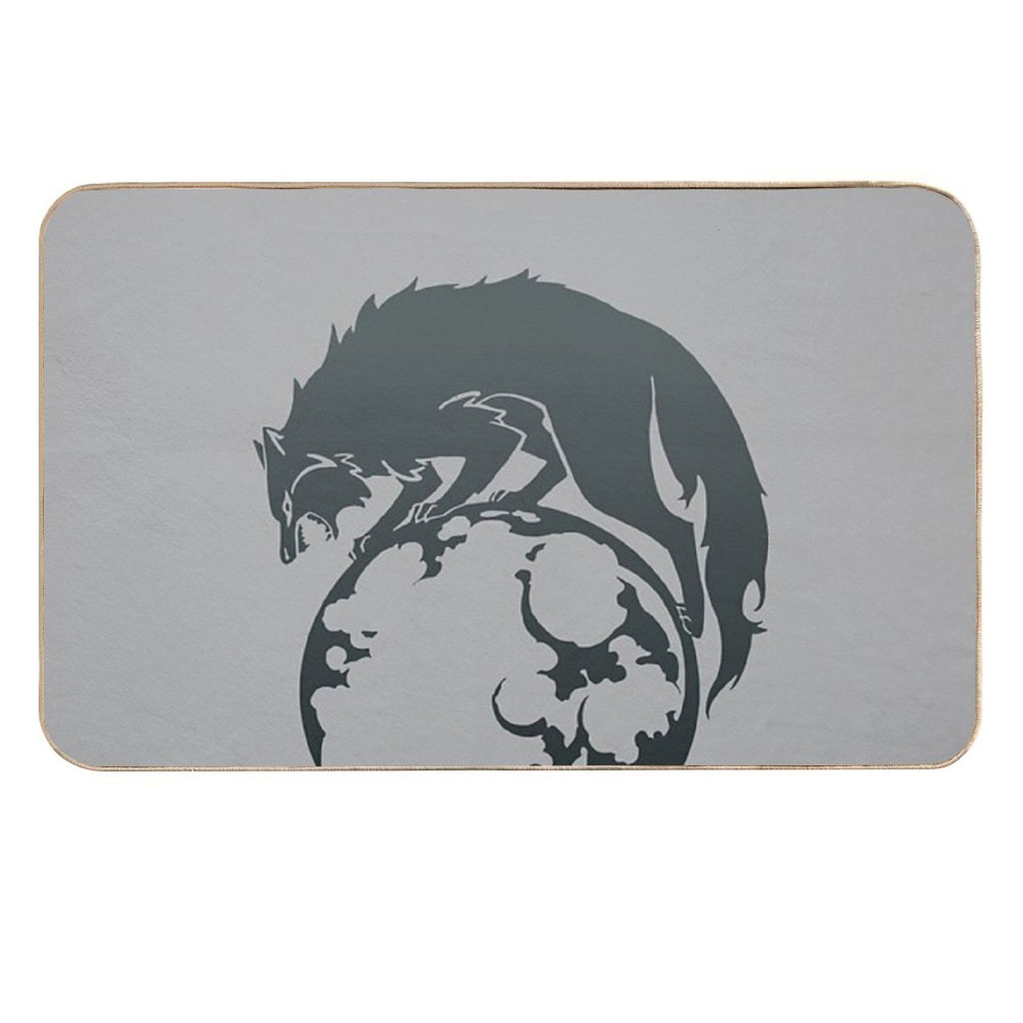 Fire Emblem™ Three Houses - Ashen Wolves Emblem [Colored]  Long-Lasting Bath Mat