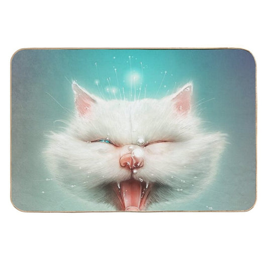 The Water Kitty  Odorless Bath Mat