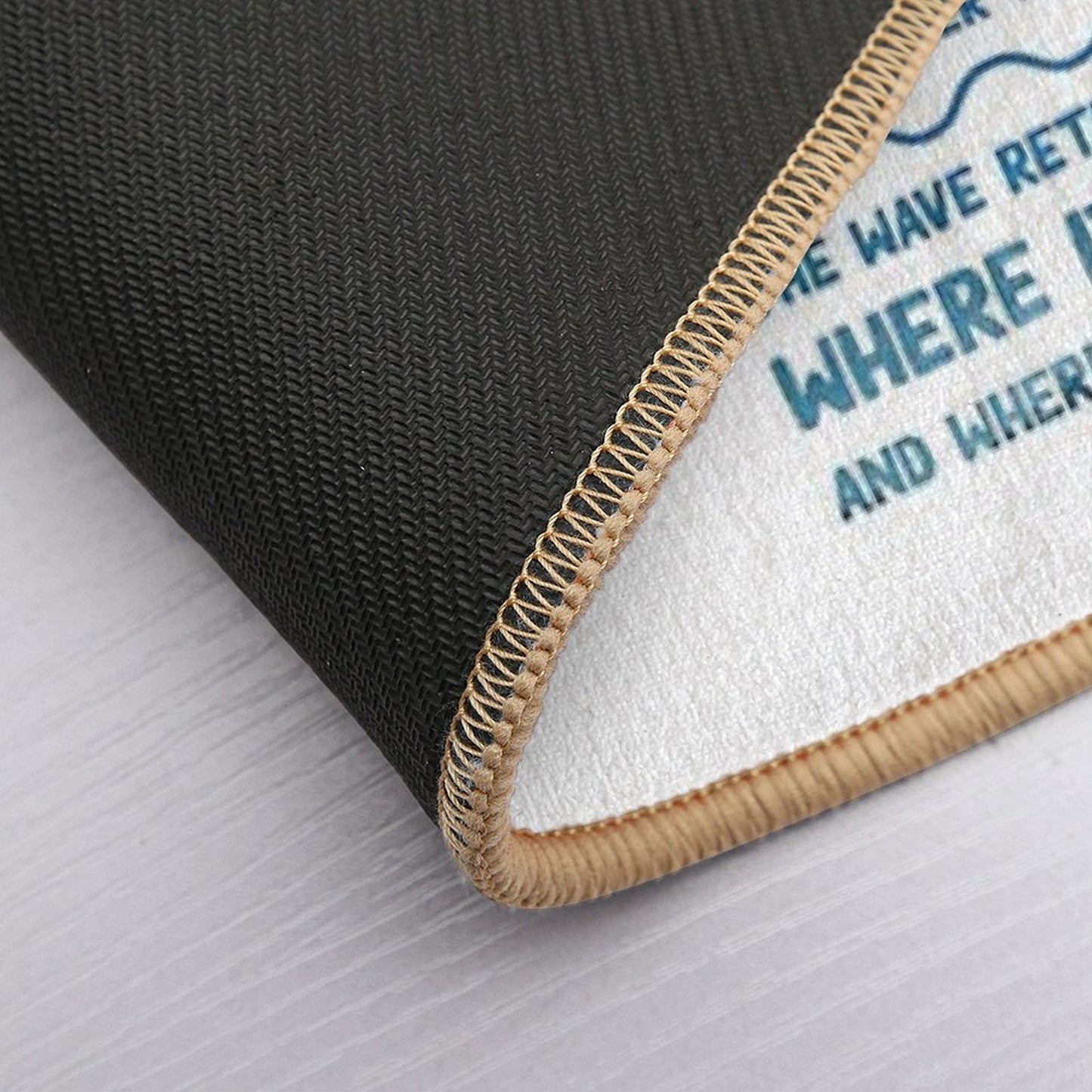 The Good Place - Picture A Wave  Easy Maintenance Bath Mat
