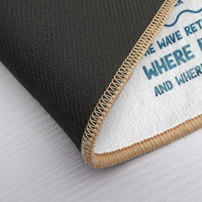 The Good Place - Picture A Wave  Easy Maintenance Bath Mat