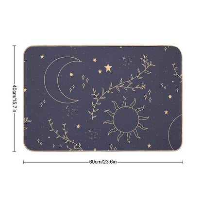 Celestial Pattern  High-Traffic Bath Mat