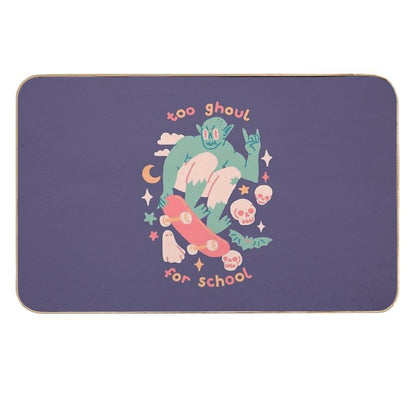 TOO GHOUL FOR SCHOOL  Dirt-Trapping Bath Mat
