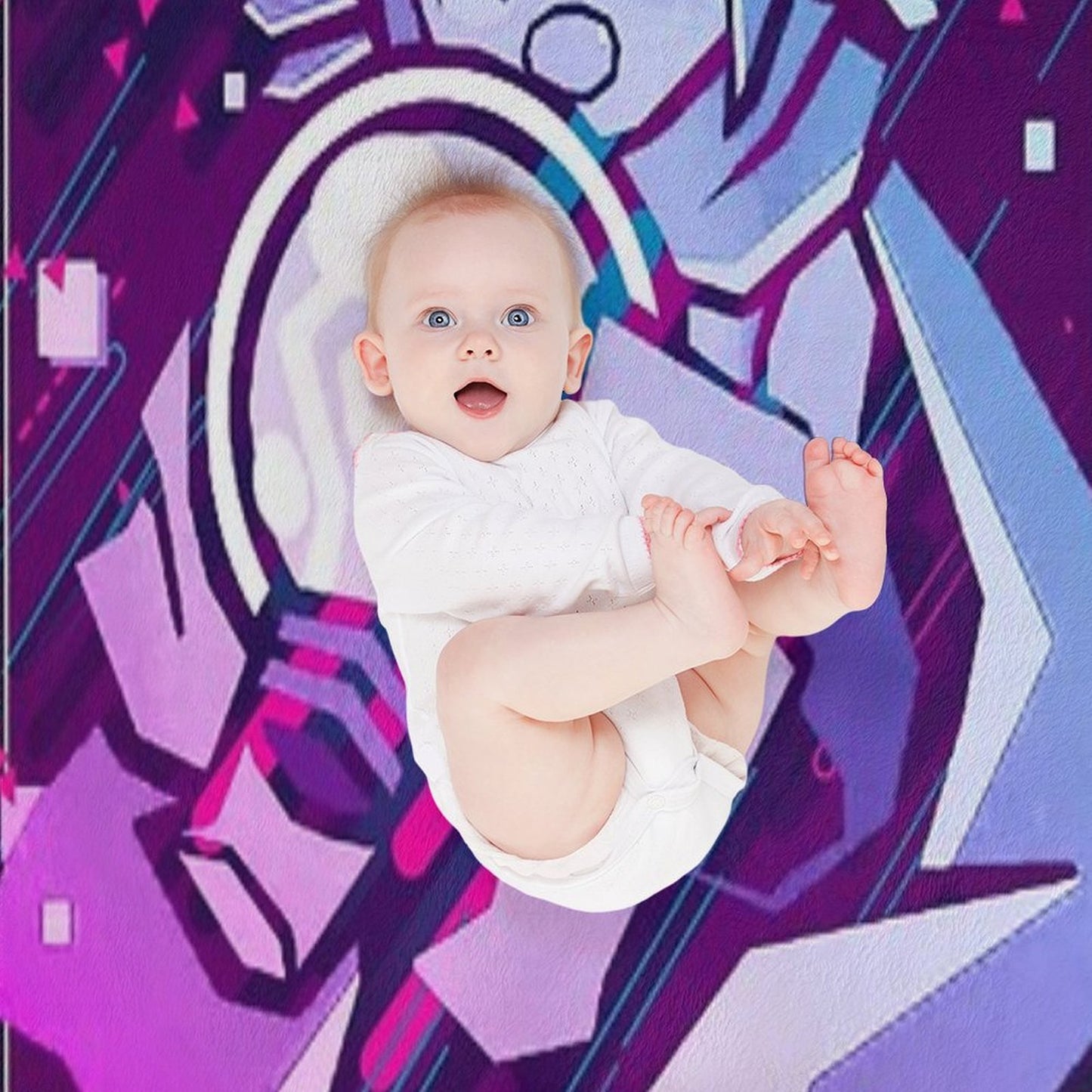 Niko  OneShot  Modern Graphic Design Wrinkle-free Throw Blanket