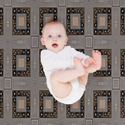 Abstract Art Blending Different Colors And Shapes Multi-functional Throw Blanket