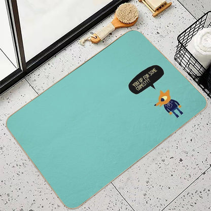 You Up for Some Crimes  Easy To Clean Bath Mat