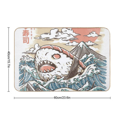 Sharkiri Sushi  Stain-Proof Bath Mat