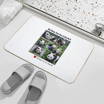 National Zoo Panda Forever in Our Hearts  Odorless Bath Mat