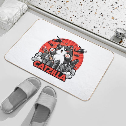 Catzilla Cat  Rapid-Drying Bath Mat