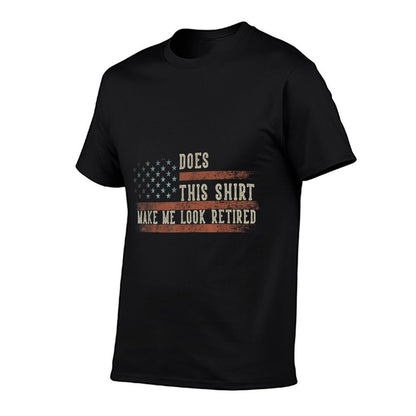 Does This Make Me Look Retired USA Retirement  Vintage-inspired T-Shirt