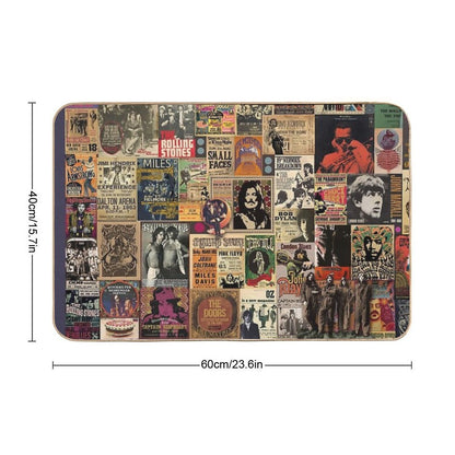 Rock N' Roll Stories  Toxin-Free Bath Mat