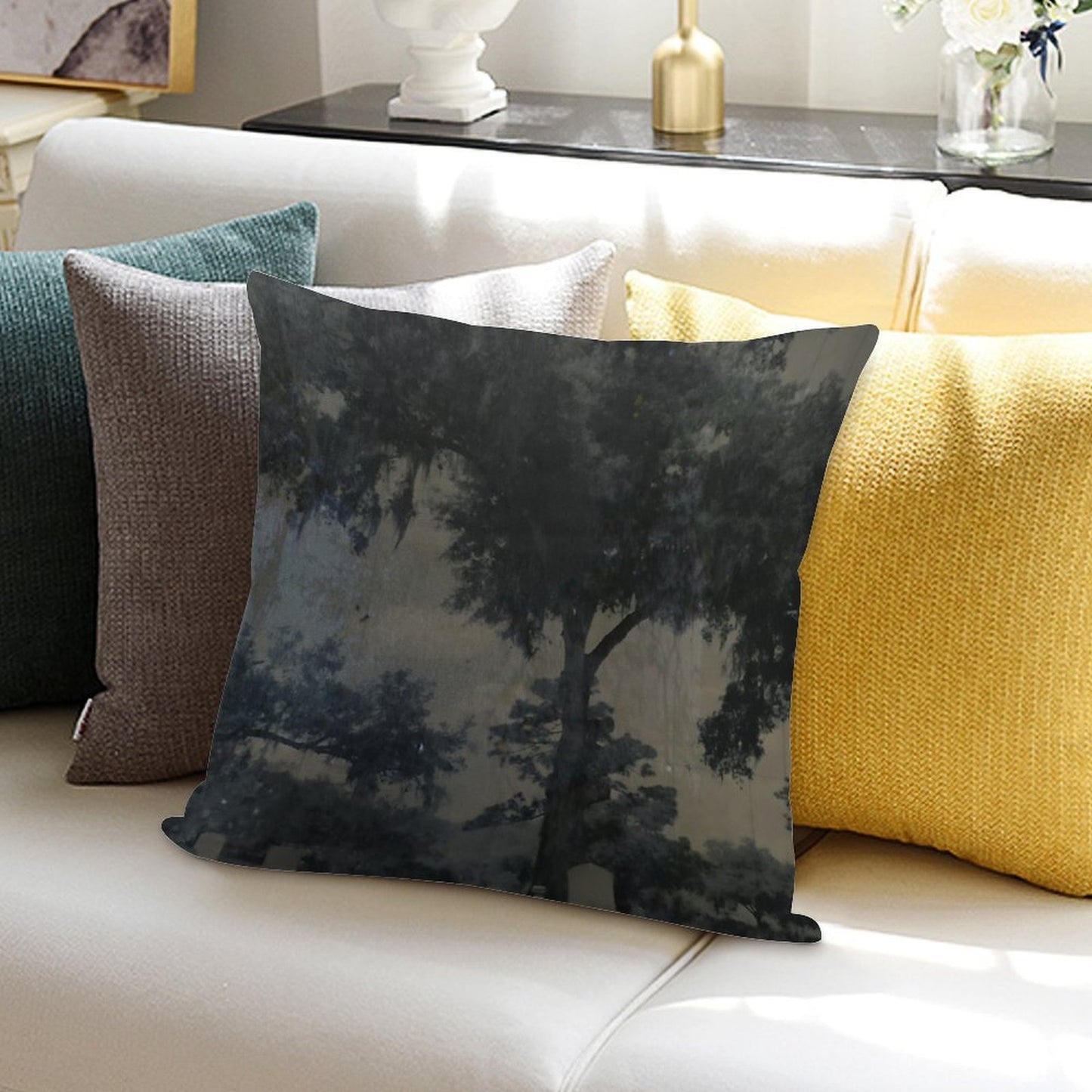 CASSADAGA TIN TYPE Soft Warmth Comfort Throw Pillow