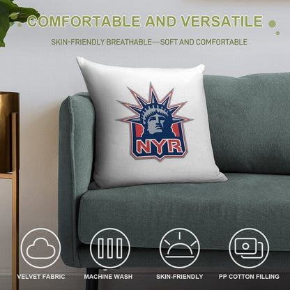 NYR Alternate Soft Anti-Pilling Throw Pillow