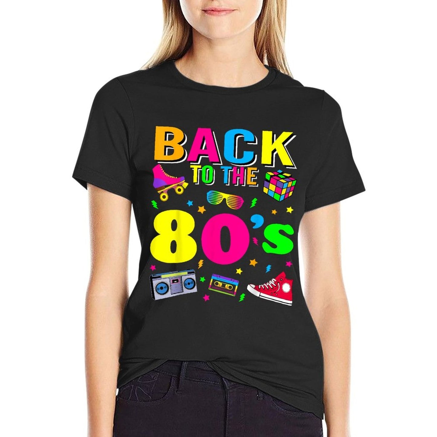 Back To 80&#39;s 1980s Vintage Retro Eighties Costume Party Gift  Classic T-Shirt