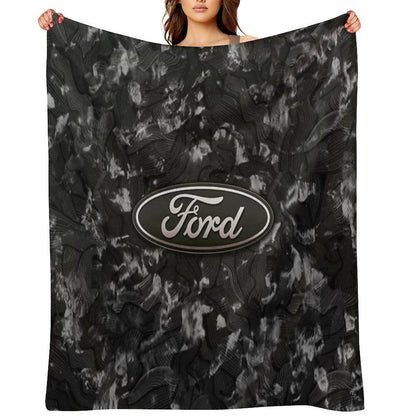 Forged Carbon Fiber Ford Multi-functional Throw Blanket