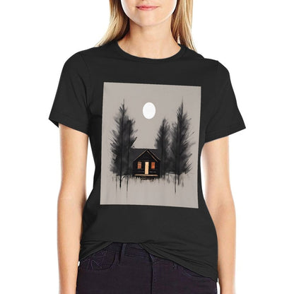 Prairie Cabin Twilight Tranquility Premium  Classic T-Shirt