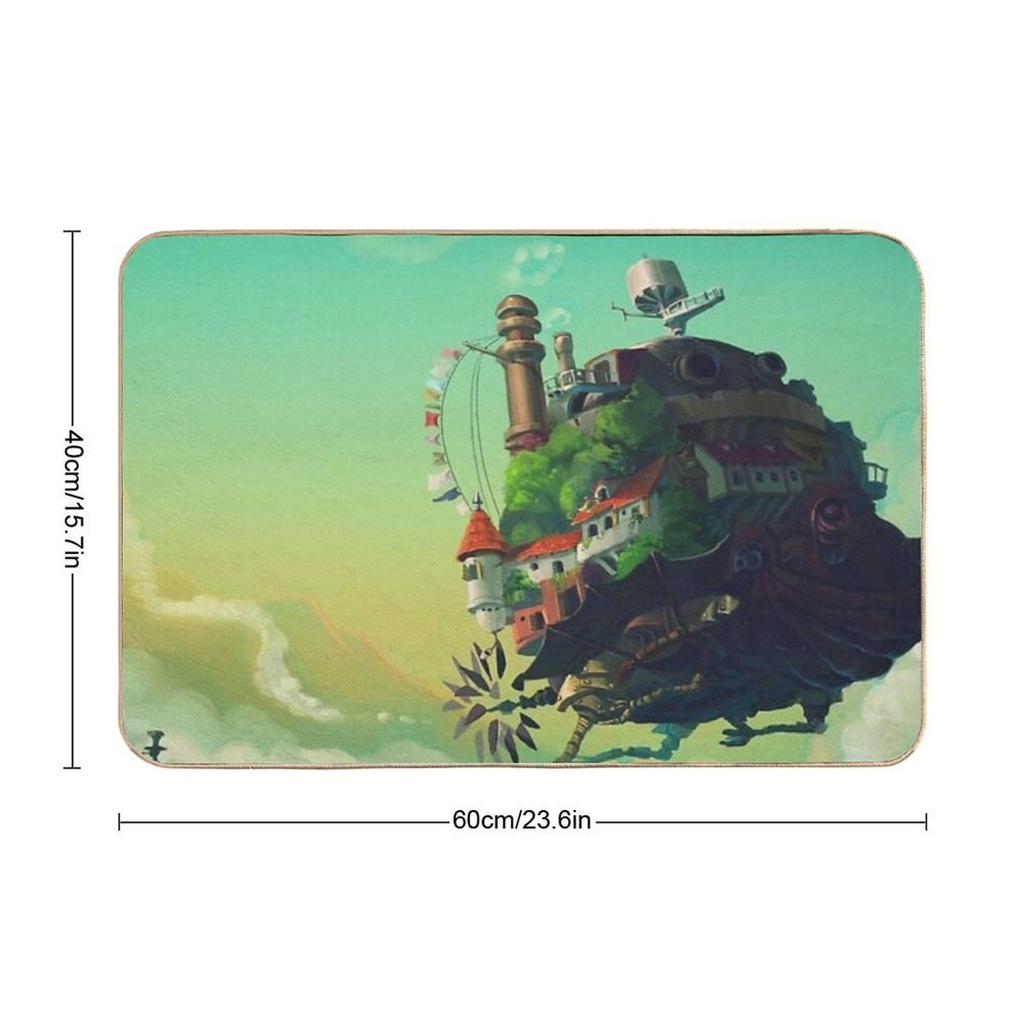 Anime Movie Landscape  Long-Lasting Bath Mat
