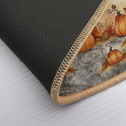 Whispers in The Pumpkin Patch  Easy Maintenance Bath Mat