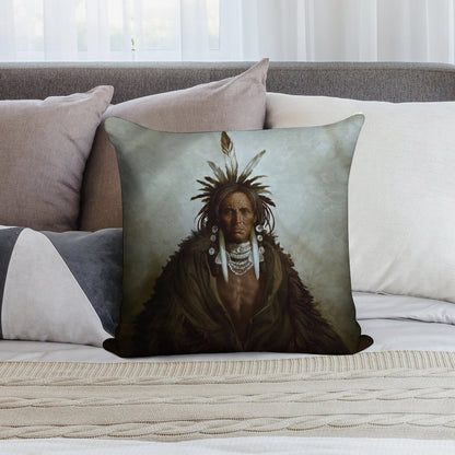 Crow Soft Shrink-Resistant Throw Pillow