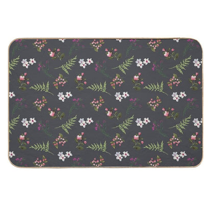 Vintage Flowers  Slip-Resistant Bath Mat