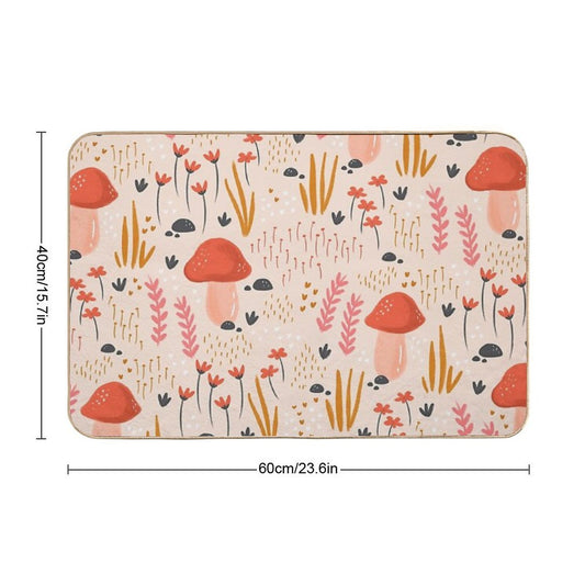 Magical Autumn Fairy Garden Durable Bath Mat