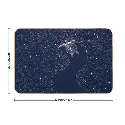 Starry Turtle  Anti-Trip Bath Mat