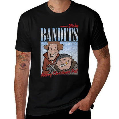 Home Alone Sticky Bandits Christmas Cartoon  Lightweight T-Shirt