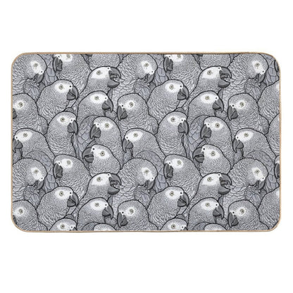 African Grey Parrots Durable Bath Mat