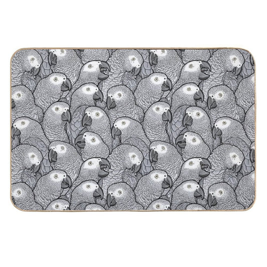 African Grey Parrots Durable Bath Mat