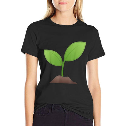 Seedling Sprouting Sprout Spring Costume  Polyester Blend T-Shirt
