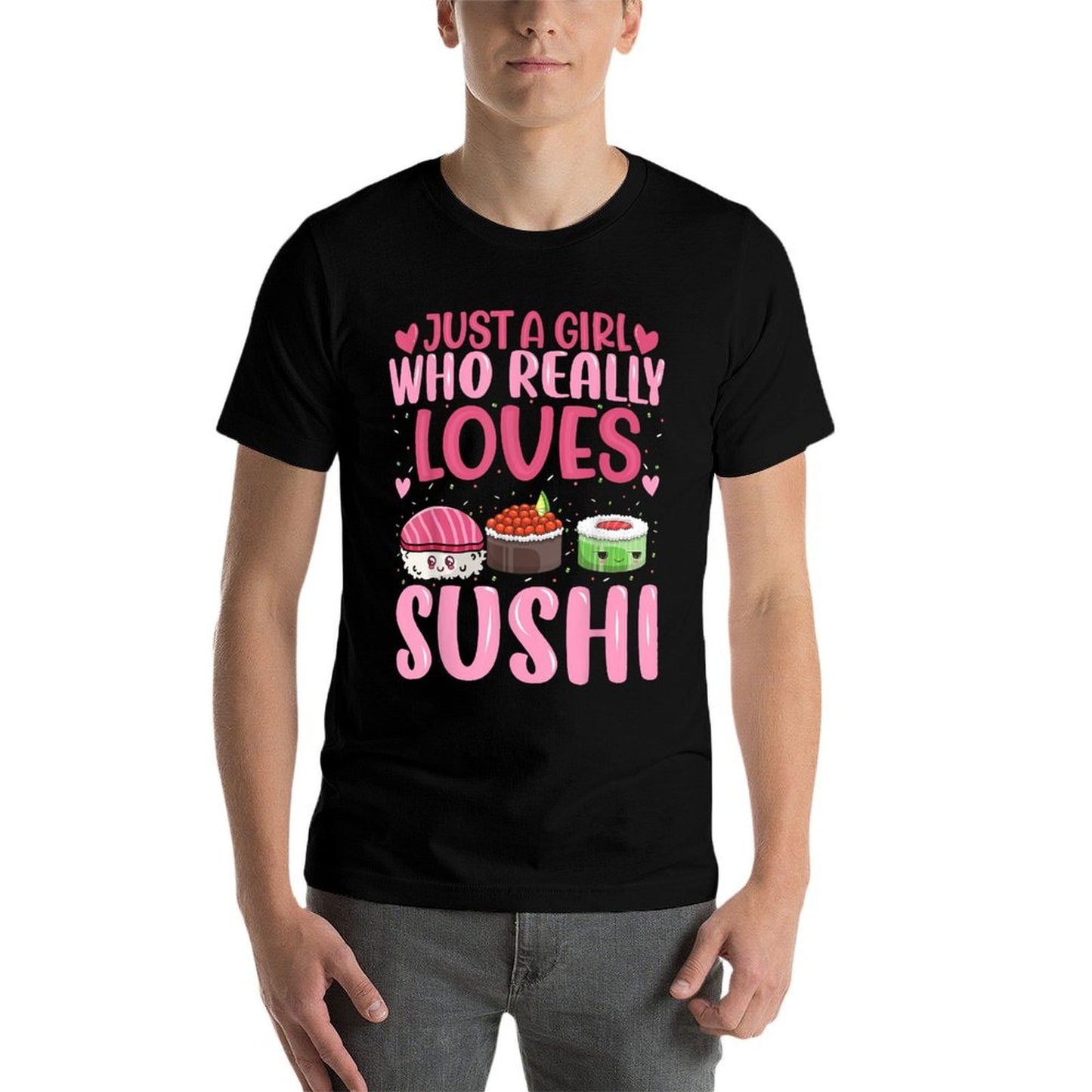 Japanese Sushi Lover - Just A Girl Who Really Loves Sushi  Vintage-inspired T-Shirt