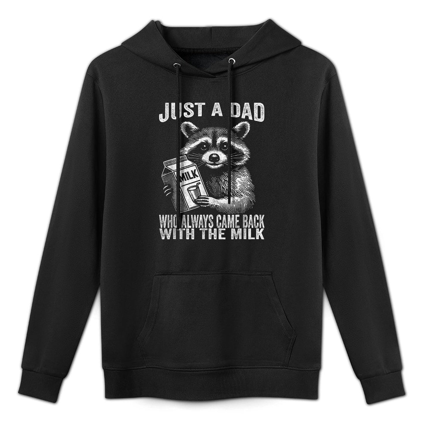 Just A Dad Who Came Back With The Milk Funny Father&#39;s Day Breathable Fabric Hoodie