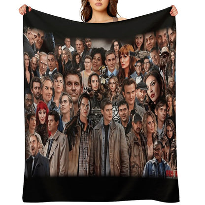 Ultimate Supernatural Collage Premium Throw Blanket