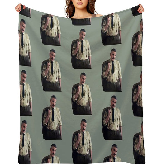 BBC Ghosts The Captain Durable Throw Blanket