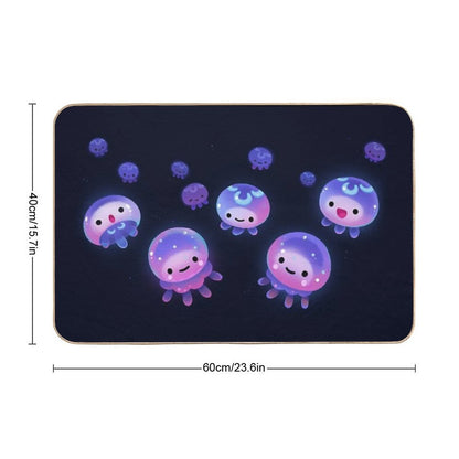 Baby Jellyfish  Rapid-Drying Bath Mat
