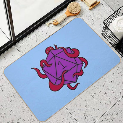 Bad Dice Are Sacrificed To The Kraken  Dirt-Trapping Bath Mat