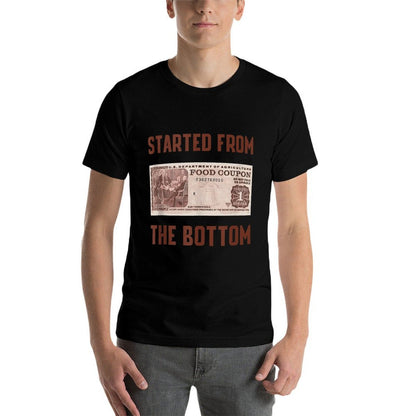 Started From Bottom Food Stamp Coupon Stars 1  Classic T-Shirt